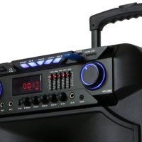 Караоке Тонколона ЕК-1905 15″+ 5″ с Bluetooth, 2 Броя безжични микрофони, снимка 3 - Тонколони - 43483011