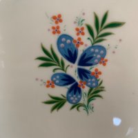 Български порцелан-голяма елипсовидна чиния, снимка 5 - Чинии - 32700030