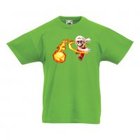 Детска тениска Супер Марио Super Mario Fireball, снимка 2 - Детски тениски и потници - 33081657