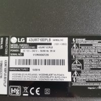 LG 43UM71003LB EAX68253605 LGP43DJ-17U1 , снимка 1 - Части и Платки - 43945384