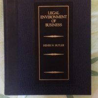 Legal Environment of Business - Henry N. Butler Цена : 20лв., снимка 1 - Специализирана литература - 32985881