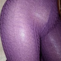 Ellen Amber M-Лилав фигурален чорапогащник с % памук , снимка 2 - Други - 39622382