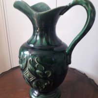 Немска керамична ваза кана ръчна изработка , снимка 2 - Колекции - 32865994