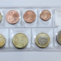 Пълен сет евромонети Австрия 2008 г.  от 1 цент до 2 евро, снимка 2 - Нумизматика и бонистика - 43744983