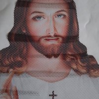 Качествен цветен винил самозалепващ стикер с изображение на Исус Христос за кола автомобил джип дом , снимка 1 - Аксесоари и консумативи - 37615524