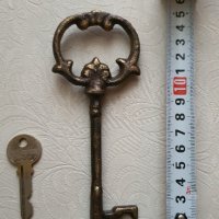 Голям Чугунен ключ, 15см., снимка 2 - Колекции - 35535342