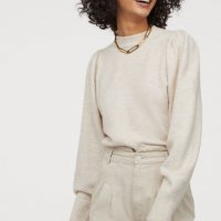 Нов дамски пуловер с фина плетка от H&M., снимка 8 - Блузи с дълъг ръкав и пуловери - 27663229