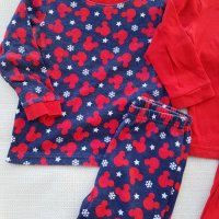 Пижама на Дисни с Мики Маус 12-18 месеца, снимка 6 - Бебешки пижами - 22661155