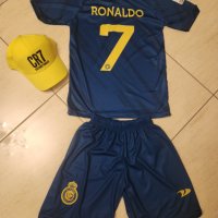 Екип Роналдо + Шапка Роналдо АЛ Насър 2023г Ново Детско от 4 до 16 RONALDO, снимка 12 - Футбол - 39956318