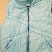 90s Jeans De CHRISTIAN LACROIX Turquoise Blue Vest, снимка 4 - Елеци - 35135697