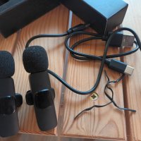 Безжични микрофони-репортерски за APPLE, снимка 5 - Микрофони - 43025021