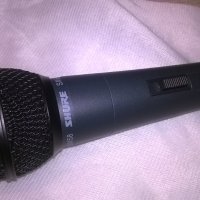 BLACK-shure sm58-microphone-внос швеицария, снимка 1 - Микрофони - 26793861