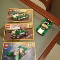 Конструктор Лего - модел LEGO Creator 3 в 1: 31056 - Green Cruiser, снимка 1 - Конструктори - 37636136