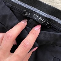 Дамски черен панталон Zara, снимка 4 - Панталони - 38542568