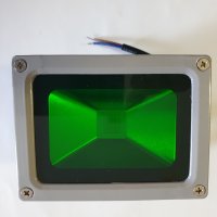 Лед фенер модел 423, 10W зелена светлина., снимка 1 - Прожектори - 43708146