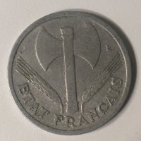 1 франк 1943 Франция, снимка 2 - Нумизматика и бонистика - 32622154