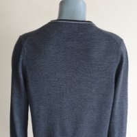 Fred Perry 100% Merino Wool Mens Size M  ОРИГИНАЛ! Мъжки Пуловер!, снимка 4 - Пуловери - 43201367
