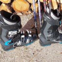 Kомбинирани ски обувки и Телескопични щеки, снимка 2 - Зимни спортове - 43960400