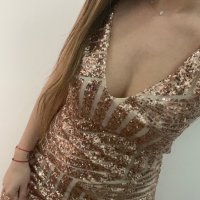Секси рокля с пайети , снимка 1 - Рокли - 40680553