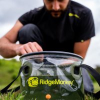НОВО RidgeMonkey Perspective Collapsible Bucket, 10 litre, снимка 2 - Екипировка - 26608599