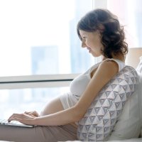 Възглавница за кърмене и бременност за новородени Naforye Улеснява съня, Еластична и мека - Italian , снимка 2 - Аксесоари за кърмачки - 40800996