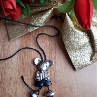 Синджир С подвижна мишка, снимка 2 - Колиета, медальони, синджири - 27924379