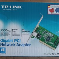 TP-Link 1Gbit PCI лан карта, снимка 1 - Други - 43225106