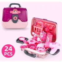 Детски куфар с принадлежности - приготвяне на бургери или козметична, снимка 1 - Други - 42994657