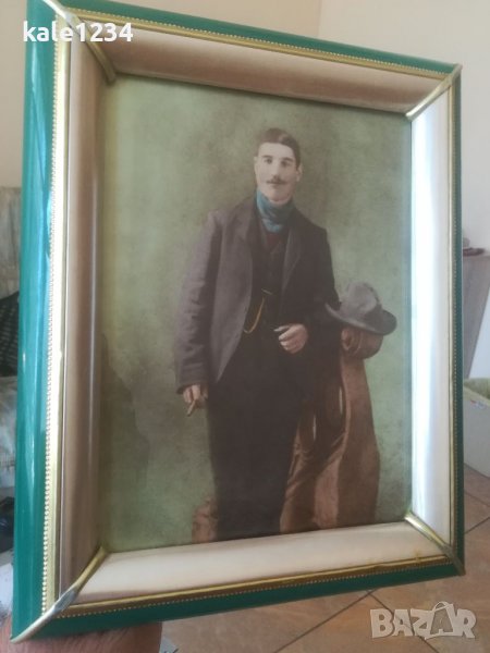 Портрет. Картина. Фото. 1930г. Българска фотография. Снимка. Стар портрет, снимка 1