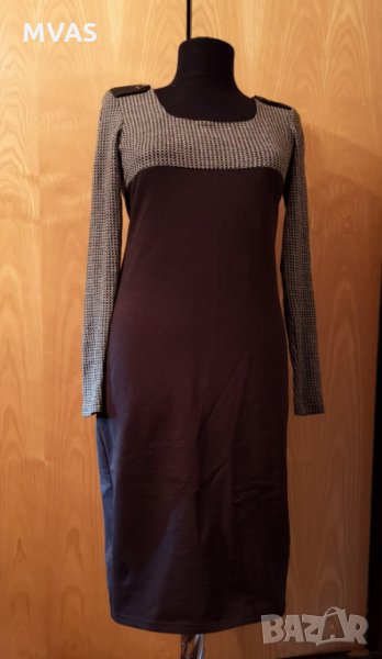 Нова есенна рокля с дълъг ръкав S M под коляно, снимка 1