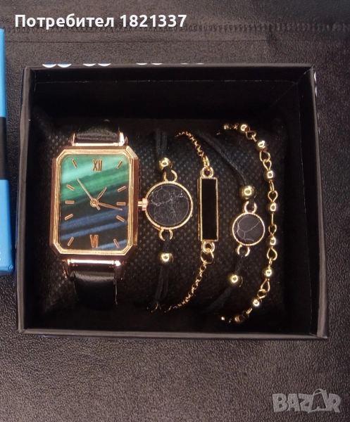 Дамски часовник с гривни , снимка 1