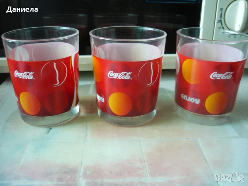 3 чаши Кока кола-Enjoi, снимка 1