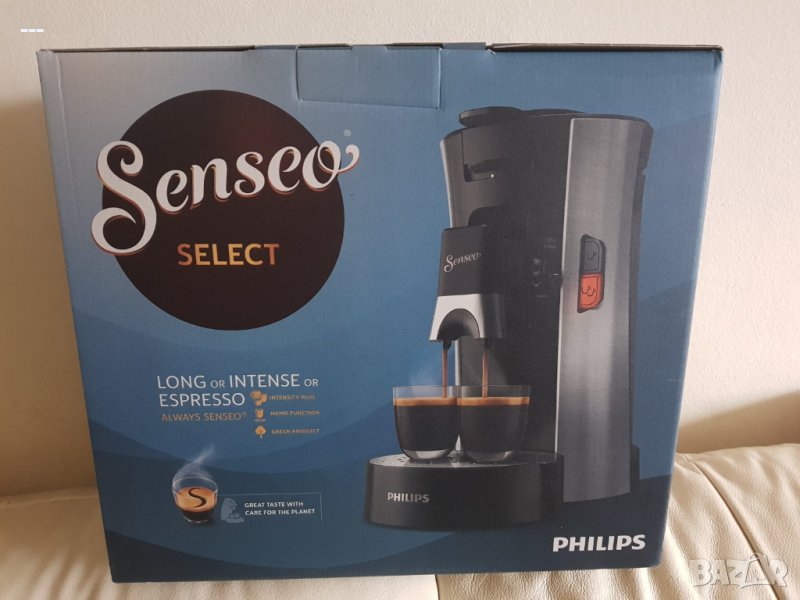 ЧИСТО НОВА, НЕРАЗПЕЧАТАНА кафемашина Philips Senseo SELECT Черна CSA250/11, снимка 1