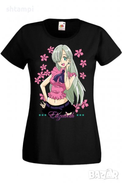 Дамска тениска The Seven Deadly Sins Elizabeth Liones,Анимация,игра,Празник,Повод., снимка 1