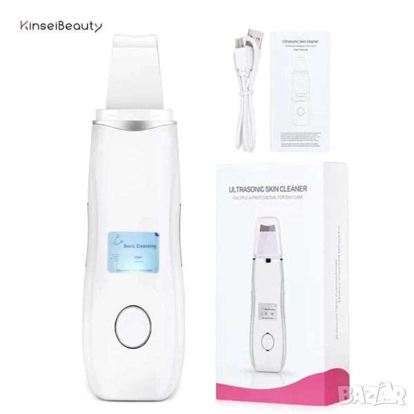 Ултразвукова Йонна шпатула Фриматор за лице, пила,лифтинг, пилинг,акне, снимка 1