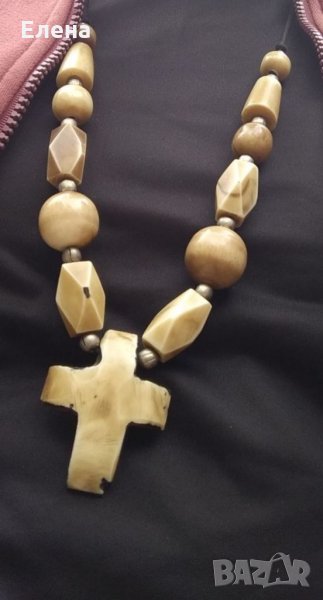 Стара огърлица от кост, снимка 1