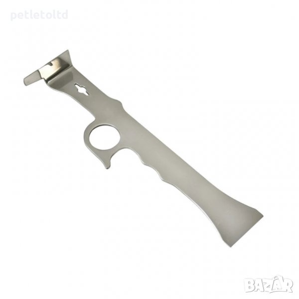 Рамкоповдигач професионален, извит, с ухо INOX, снимка 1