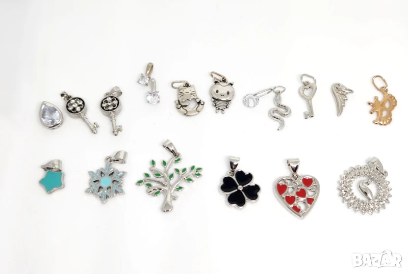 Сребърни висулки нови Sokolov, снимка 1