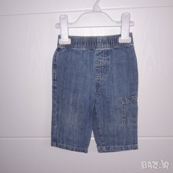 3-6м 68см Панталон тип дънки Подходящ за момиче  Без следи от употреба, снимка 1