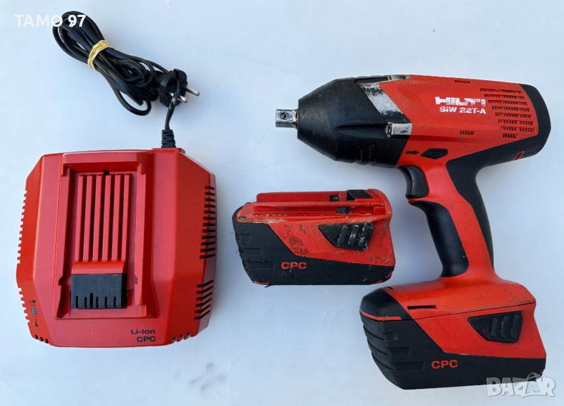 Hilti SiW 22T-A - Акумулаторен гайковерт 2x22V 5.2Ah, снимка 1