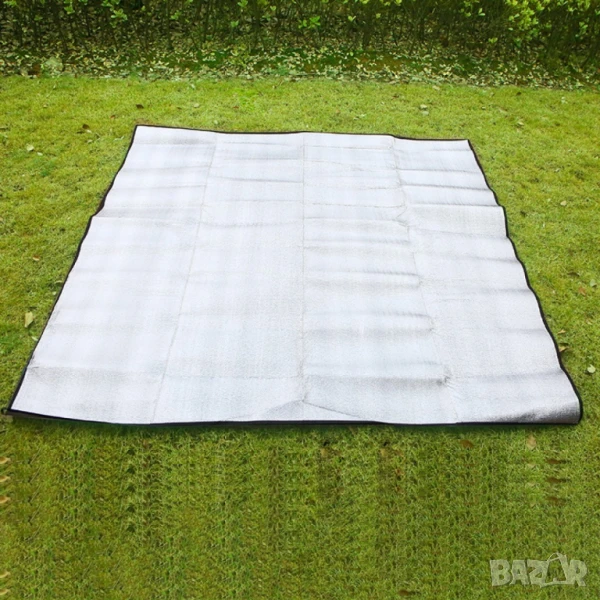 Постелка за къмпинг с двойно алуминиево покритие , снимка 1