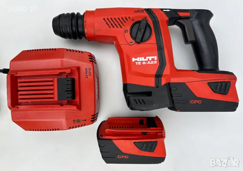 Hilti TE 6-A22 AVR - Акумулаторен безчетков перфоратор 22V, снимка 1
