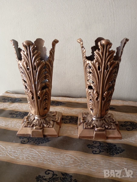 Две вази за сухи цветя комплект, снимка 1