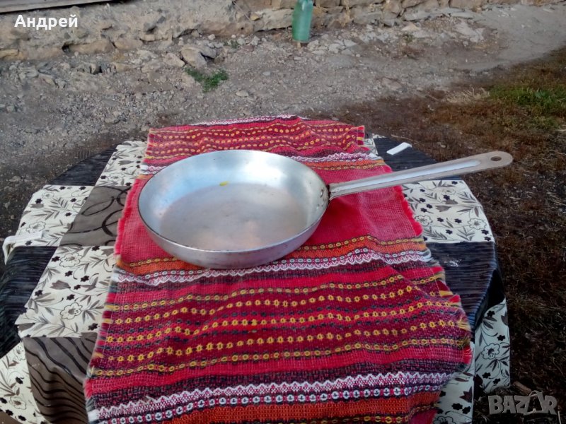 Стар алуминиев тиган #6, снимка 1