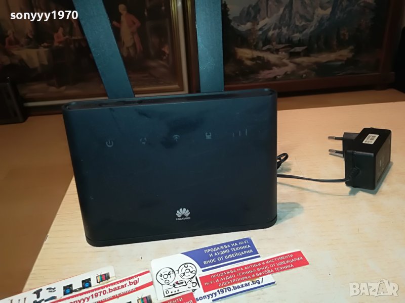 HUAWEI 4G MTEL РУТЕР С 2 АНТЕНИ 3004230957, снимка 1