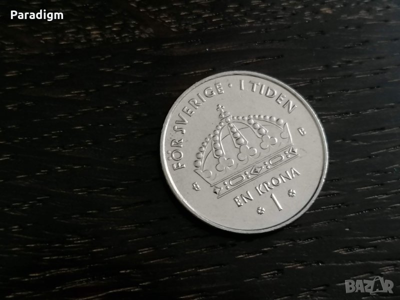Mонета - Швеция - 1 крона | 2002г., снимка 1