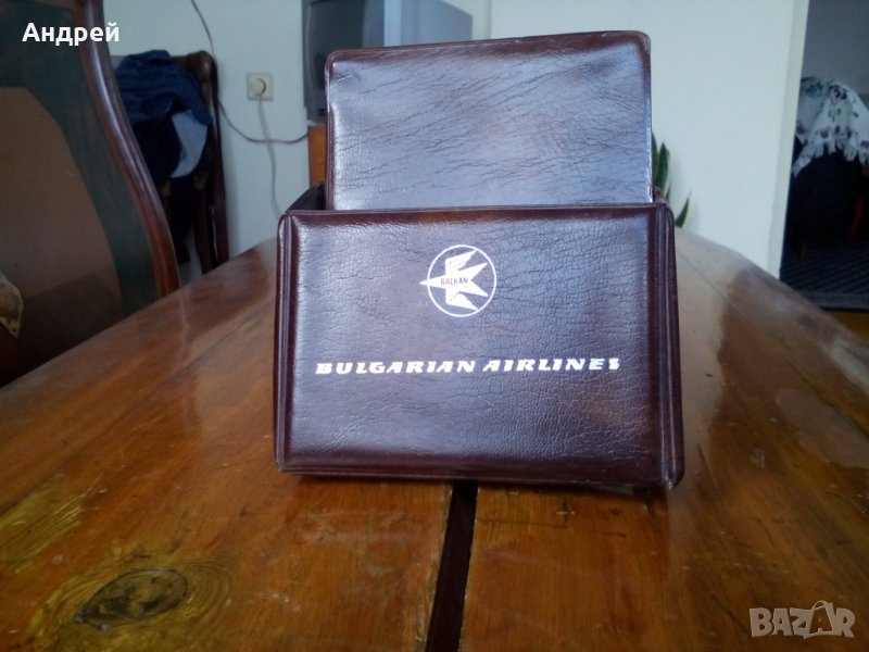 Стар калъф за листчета БГА Балкан,Balkan, снимка 1