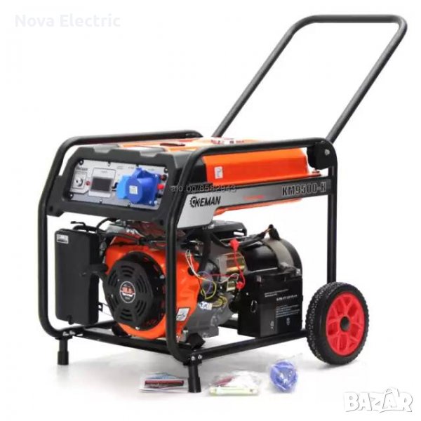 Генератор За Ток 7.5KW KEMAN ГАЗ-Бензин - Монофазен, снимка 1