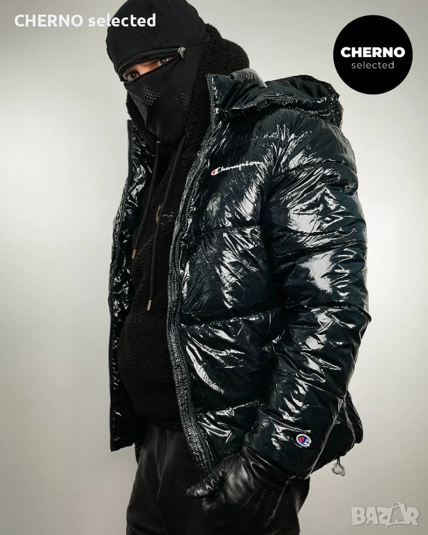 Пухено яке CHAMPION High Shine Puffer Jacket – Размер XL – Ново без етикети, снимка 1
