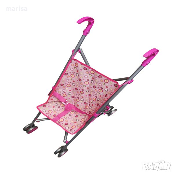 Метална количка за кукли лятна, розова Код: 8103, снимка 1